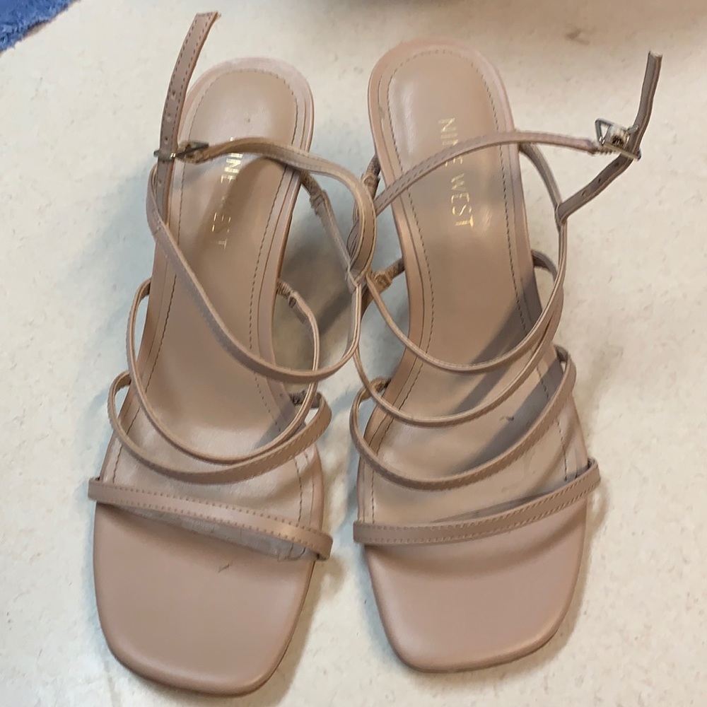 Nine West Low Strappy Heel